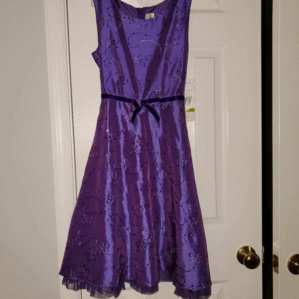 New Girls Formal Dress, Purple